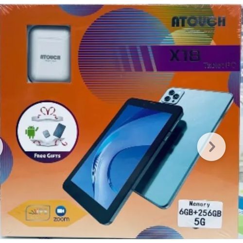 Atouch tablette pc enfant atouch -10.1, 256GB/6GB RAM, 5G,Dual SIM-noir -  Prix pas cher