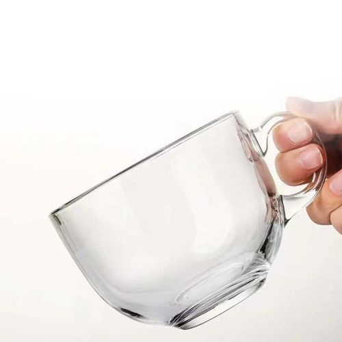 product_image_name-Generic-Tasse à Thé en Verre avec Sous-Tasse – 420 ml Transparent Fumé-1