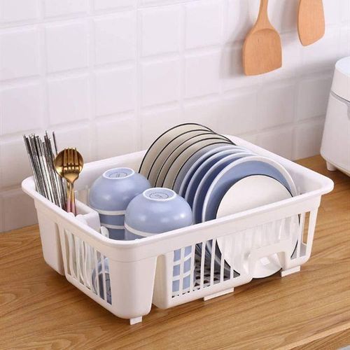 product_image_name-Generic-Chic Égouttoir à vaisselle en plastique avec couvercle-8