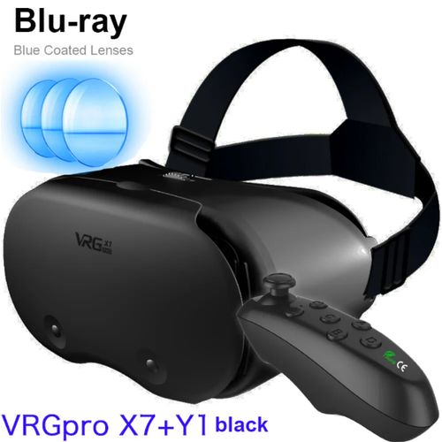 Generic Casque VR VRG Pro X7 a Lentilles Bleues Avec Controleur VR Box Lunettes 3D Prix pas cher Jumia CI