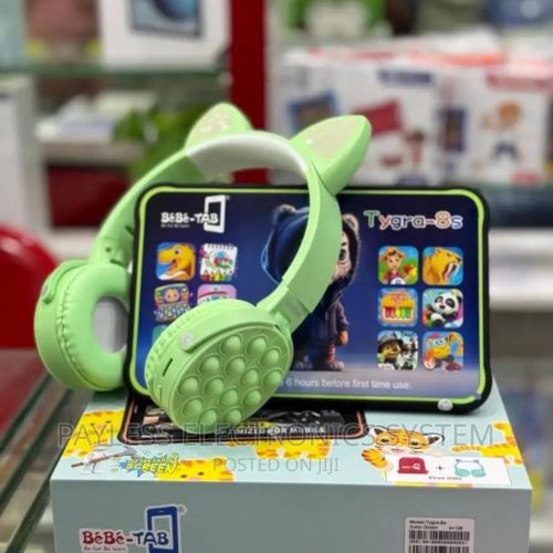 product_image_name-BEBE TAB-Tablettes Educatives Bebe.Tab TYGRAS 8S 128Gb +4Gbram 5000mAh Couleur : Vert-1