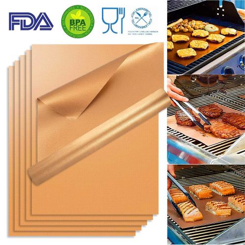 Tapis de gril en silicone | Tapis de cuisson robuste - Tapis de protection  en silicone pour surfaces de cuisson, accessoires de cuisson pour toutes