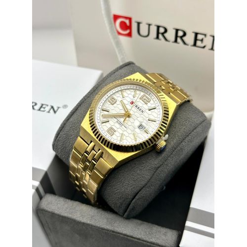 product_image_name-Fashion- Montre à Quartz, Analogique - En Acier Inoxydable- Nouvelle Collection-1