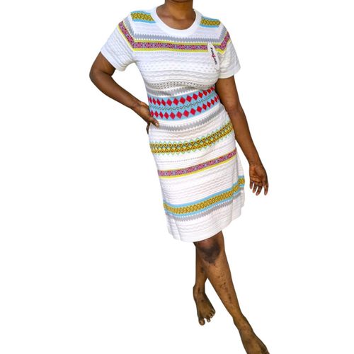 product_image_name-Fashion-Robe Chic Dame - Blanc-1