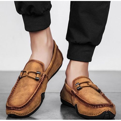product_image_name-Banagat-Men's  Italian Comfortable Flat Business Loafers & Slip-ons Formal Corporate Shoes Brown-1
