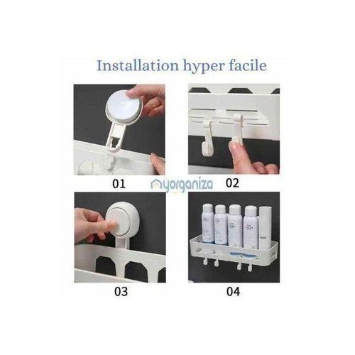 product_image_name-Generic-Étagère De Rangement Murale Blanche-4