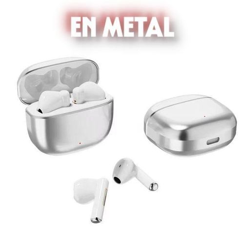 Generic Ecouteurs métallique sans fil - image 3