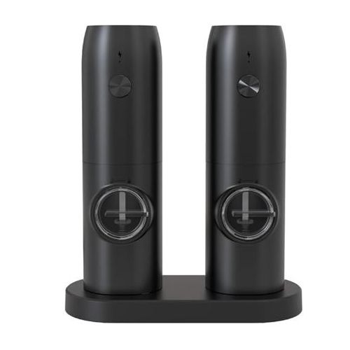 Generic Set de Moulins Électriques à Épices (Sel et Poivre)