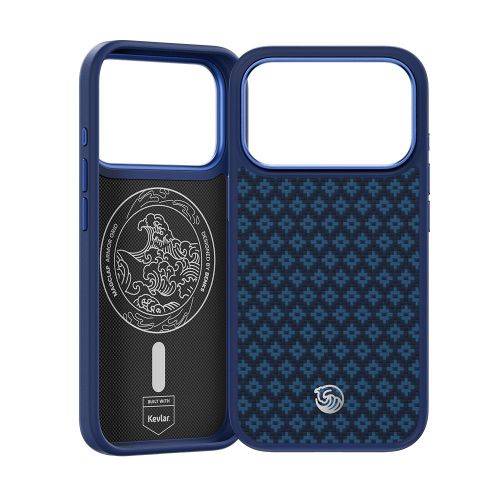 Benks Coque ArmorGrid ArmorPro – iPhone 18 Pro max / 17 Pro Max en Kevlar-Bleu - image 2