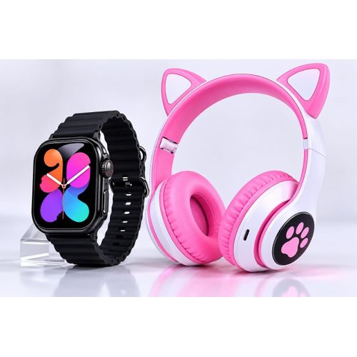 Generic Montre Connectée Avec Casque Sans Fil – Écran 2.0" HD - image 3