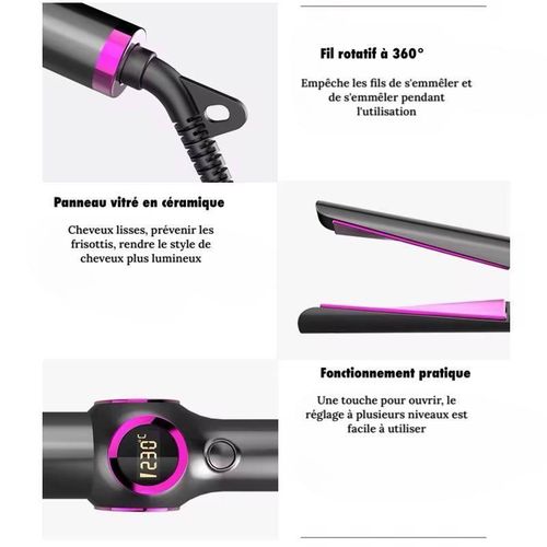 Generic Lisseur de cheveux et Boucleur Électrique multifonction – Élégance et style instantané - image 6