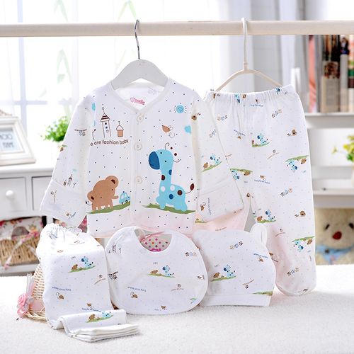 Gukbis Ensembles De Vetements Pour Bebe 5 Pieces T shirt 2 Pantalons Chapeau Bavoir Prix pas cher Jumia CI
