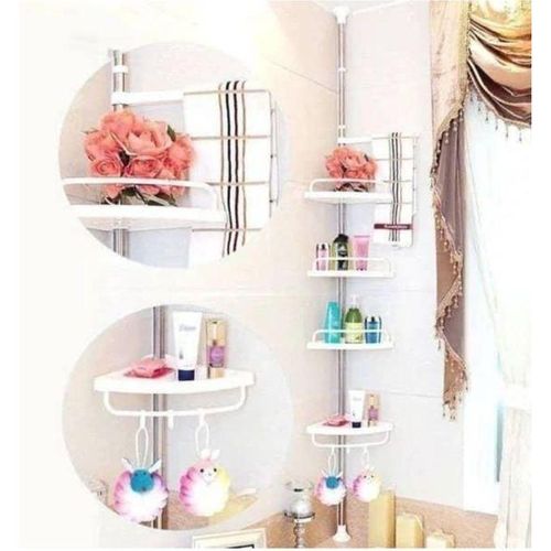 product_image_name-Generic-Étagères De Rangement D'Angle Verticales, Adaptée Aux Coins De Salle De Bains Et De Salon-6