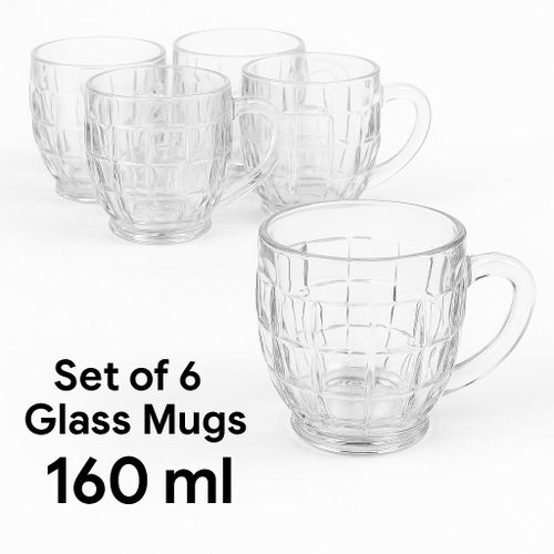 Generic Set de 6 Tasses en Verre Red Cherry – Modèle Batavia 160 ml