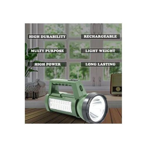 Generic Lampe Torche Rechargeable Étanche LED avec Manche - image 3