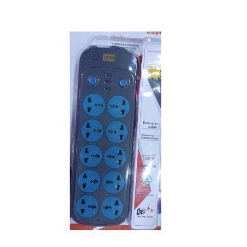 Generic Rallonge Multiprise 10 Trous Et 3 Ports
