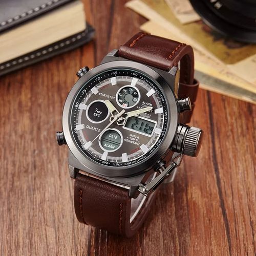 Joefox Montre Pour Homme Chronographe De Luxe Quartz LED Bo te