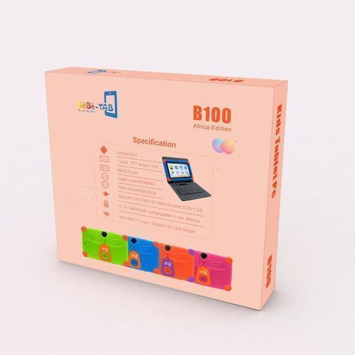 product_image_name-BEBE TAB-Tablette Educative BEBETAB B100 - 7 Pouces - 2GB Ram - 32Go Rom‎ - Jeux Inclus + Clavier Offert-3