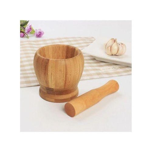 Generic Petit Pilon De Cuisine - Ails - Poivre - Sel - Epices Bois - image 2