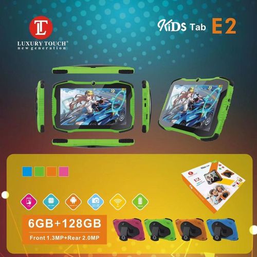 Luxury Touch KIds TAB E2 - Tablette éducative Enfant 6GB / 128GB - 7'' -WIFI  - Bluetooth - Android ( Clavier Offert) - Prix pas cher