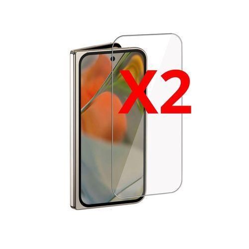 Generic Lot De 2 Film De Protection Antichoc Google Pixel 9 Pro Fold - Transparent - image 2