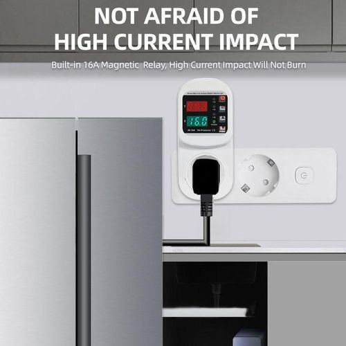 product_image_name-Generic-Prise de Protection Automatique Anti surtensions, sous-tensions, voltmètre réglable et limiteur de courant-3