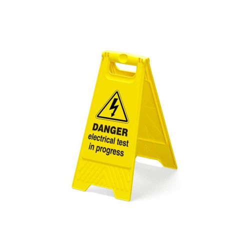 product_image_name-Generic-Panneau de Signalisation “Danger Électrique” Pliable – Sécurité Professionnelle-2