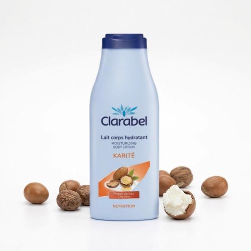 Clarabel Clarabel – Lait Corps Hydratant & Nourissant au Beurre de Karité (Peaux Sèches) - image 2