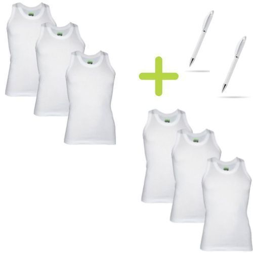 product_image_name-Fashion-Lot De 6 Débardeurs BLANC COTON-1