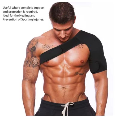 product_image_name-Generic-Ceinture de soutien d’épaule élastique réglable pour sport et rééducation-5