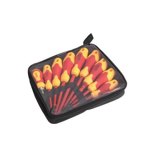 product_image_name-DINGQI-SIBATE  Jeu De Tournevis Embout, Magnétique 10 Pièces Tournevis Porte-vis Pour électricien Pro-1