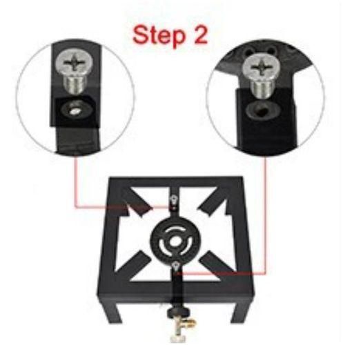 product_image_name-Generic-Réchaud à Gaz en Fonte avec Support- Matière Acier Inoxydable Résistant Usage Universel- Noir-4