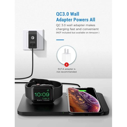 product_image_name-Generic-Chargeur Sans Fil Compatible Avec IPhone 14/13/12/11/XS/XS Max/XR/X /samsung S8 .....-2