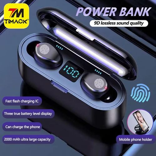 product_image_name-Timack-Écouteurs sans fil F9 avec capteur d'empreinte digitale, casque stéréo Bluetooth sport, LED de puissance 2200mAh-1