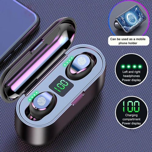 product_image_name-Timack-Écouteurs sans fil F9 avec capteur d'empreinte digitale, casque stéréo Bluetooth sport, LED de puissance 2200mAh-7