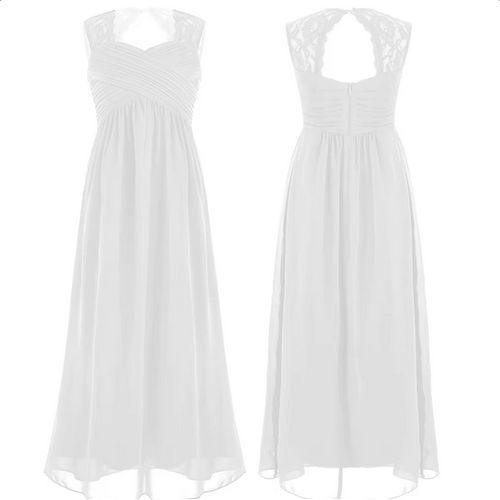 product_image_name-Fashion-Robe Longue Blanche Fluide Pour Ceremonie-1