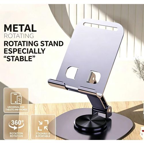 Generic Ajustement 720° du porte-téléphone portable en acier doux pour mobile pliable - image 3