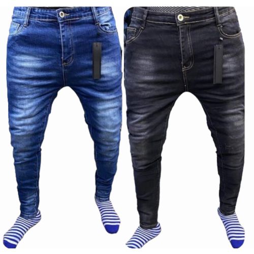 PANTALON HOMME JOGPANT JEANS BLEU 2 STONE