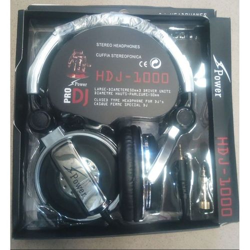 Generic Casque DJ Professionnel - Argent - Prix pas cher