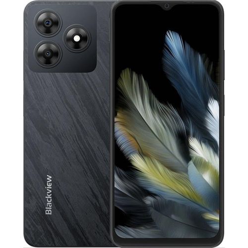 product_image_name-Blackview-Wave 8 4G Android 14 Smartphone Débloqué, 12 (4+8)Go+256Go(SD Externe 2To), 6,56'' HD+(Mode Confort pour Les Yeux), 13MP+8MP, Téléphone Portable Dual SIM, Haut-Parleur Smart-K Box, Noir-1