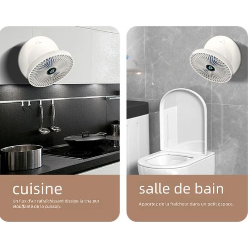 product_image_name-Generic-Ventilateur de bureau rechargeable Ventilateur domestique Ventilateur de camping Ventilateur portable mural Ventilateur de bureau 2 en 1 pliable -7