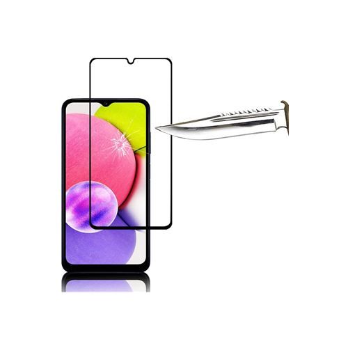 product_image_name-Generic-Étui à Rabat Compatible Galaxy A03 + 1 Antichoc - Noir-2