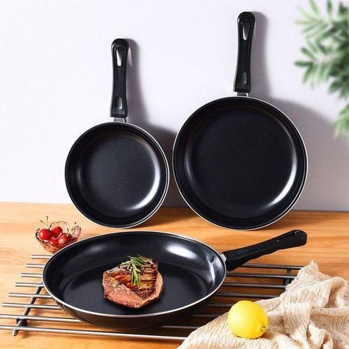 Generic Lot De 3 Poêles à Grillades - image 2
