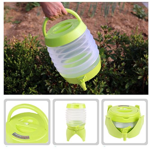 1pc Seau D'eau Pliable Extérieur, Réservoir D'eau Portable, Sac De Stockage  D'eau Grande Capacité, Lavabo De Voyage De Camping De Pêche En Montagne -  Temu France