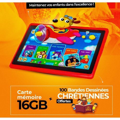 BEBE TAB Tablette Enfant Educative - 7 - 4GB RAM /64GB ROM