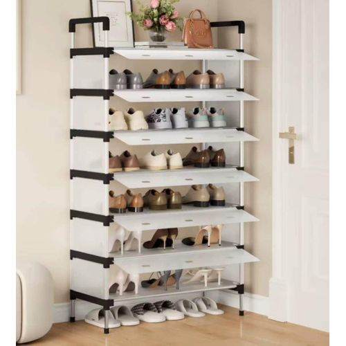 product_image_name-Generic-Étagère de rangement de chaussures avec Protège Anti poussière - 5 niveaux-3