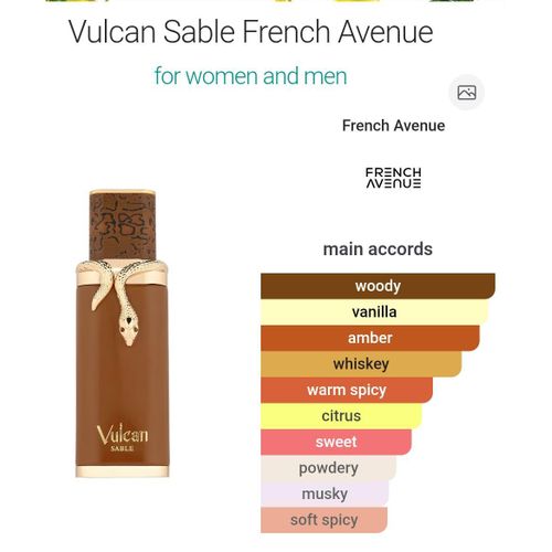 product_image_name-FRENCH AVENUE-Vulcan sable Eau de parfum intense unisexe bonne senteur et bon sillage note bonne -2