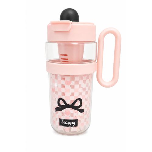 Generic  Gourde avec Infuseur et Poignée Rose – Design élégant.