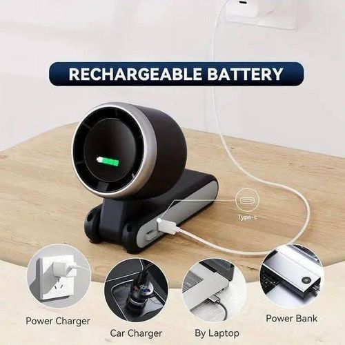 Generic Mini ventilateur turbo portable rechargeable