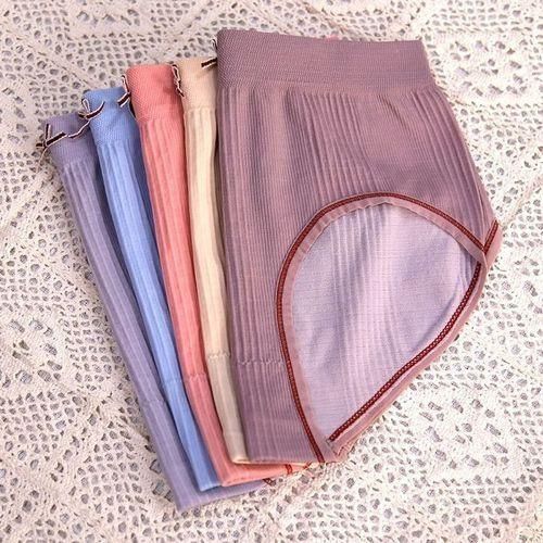 product_image_name-Generic-Lot De 5 Slips Pour Femmes, Slips En Coton Extensible, Slips Antibactériens-8